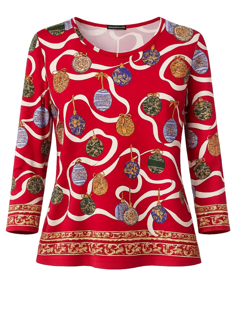J. McLaughlin festive holiday top. XL